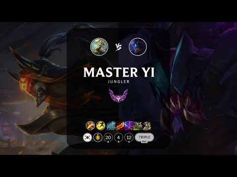 Master Yi Jungle vs Rek'Sai - KR Master Patch 13.24