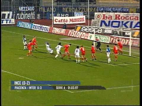 Piacenza 0-3 Inter - Campionato 1996/97