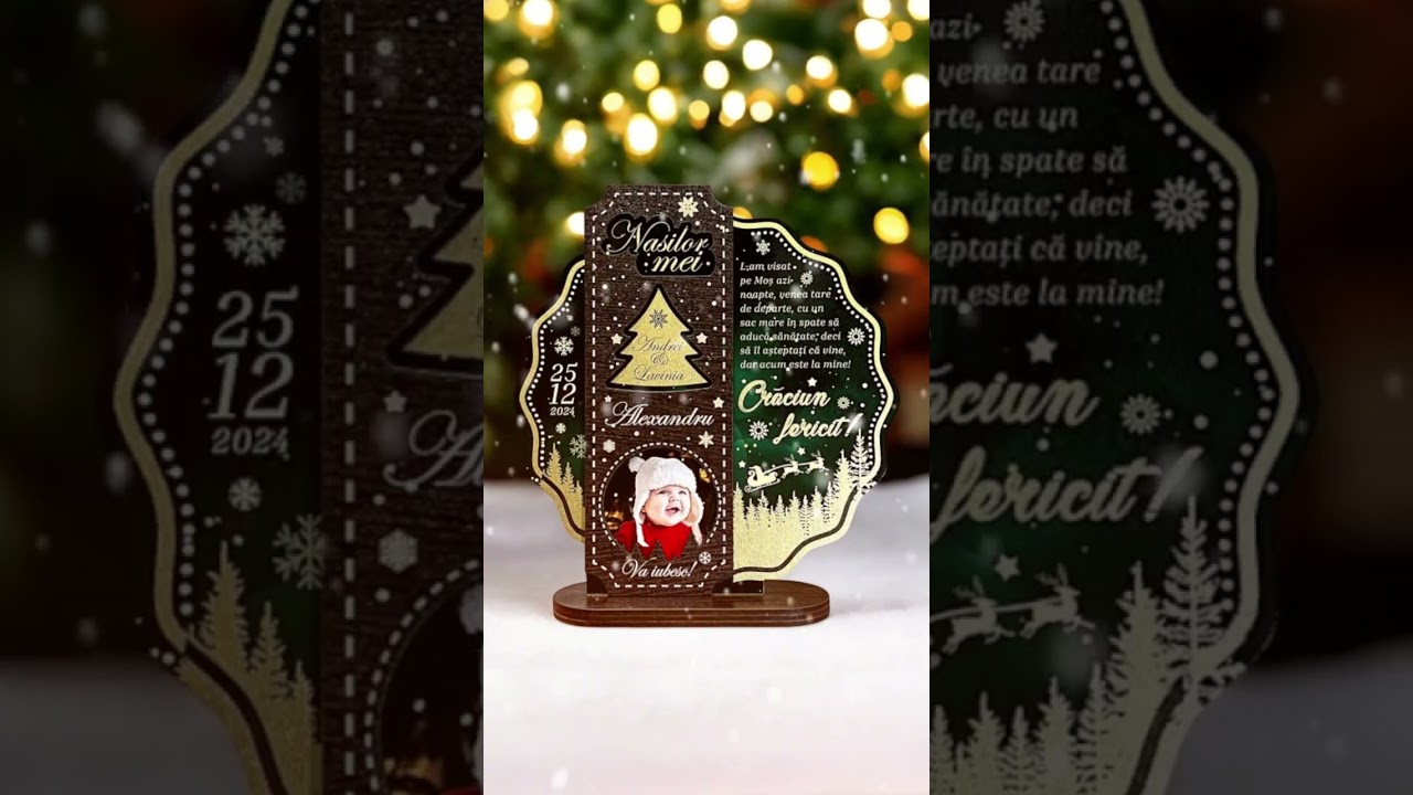 Thumbnail video Trofeu personalizat de Craciun - Nasilor mei