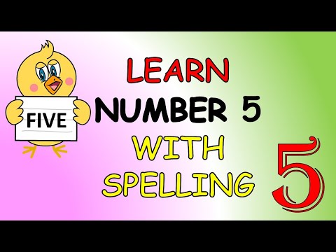 YouTube video about: How do you spell five?