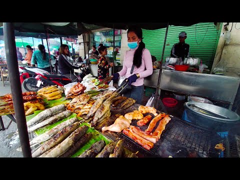 Real Life In Cambodian Market - Daily Fresh Food Compilation In Phnom Penh Market