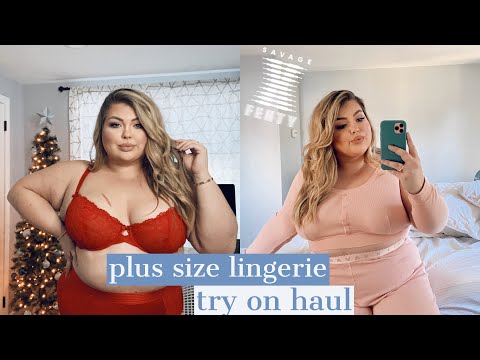 Plus Size Lingerie Haul + Try-On | Savage x Fenty