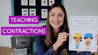 How to Teach Contractions to First Graders