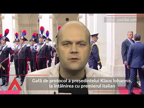 Stiri Mediafax 16 Octombrie - Gafă de protocol a președintelui Iohannis