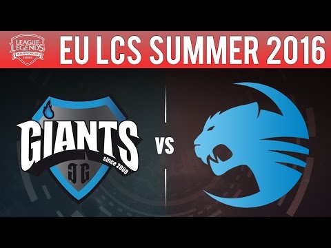 Giants Gaming vs Roccat - EU LCS Summer 2016 Game 2
