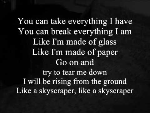 Skyscraper - Demi Lovato (Boyce Avenue & Megan Nicole acoustic cover) with Lyrics