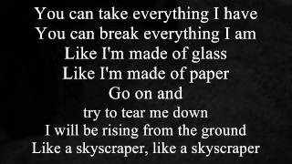 Skyscraper - Demi Lovato (Boyce Avenue &amp; Megan Nicole acoustic cover) with Lyrics