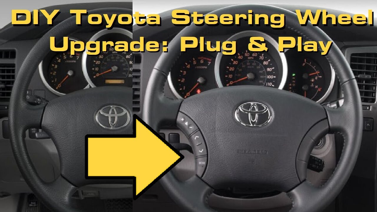 Toyota Steering Wheel Upgrade - DIY Add Volume Buttons the Easy Way