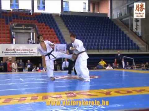 2010 Shinkyokushin EC Logrono: Jimme Collin - Marius Ilas men 80 kg