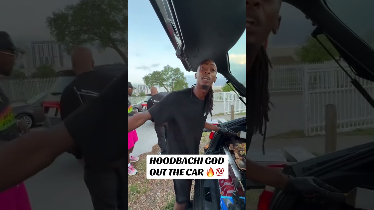 Yall eating a platter out the back of a whip? 😭