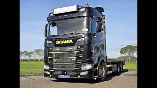 Camion plate-forme Scania S500 6x2*4 Platform Retarder Leather-Seats Plateau Pritsche! à vendre - Image 4 | Autoline MA Camion plate-forme Scania S500 6x2*4 Platform Retarder Leather-Seats Plateau Pritsche! | Image 4 - Autoline