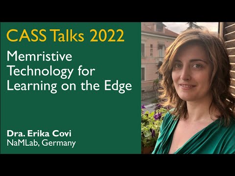 CASS Talks 2022 - Erika Covi, NaMLab, Germany - October 21, 2022