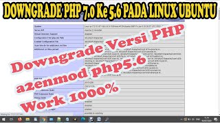 CARA DOWNGRADE PHP 7.0 ke 5.6 PADA LINUX UBUNTU 16.04