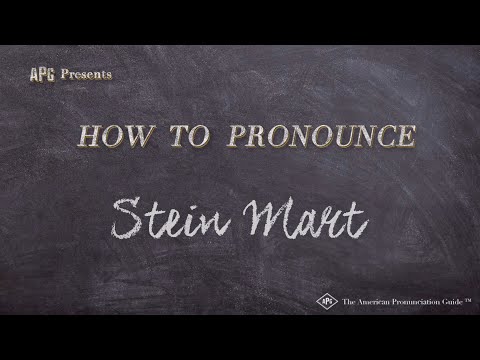 How to Pronounce Stein Mart (Real Life Examples!)