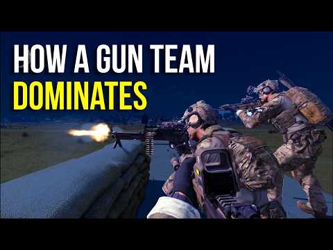 Using REALISTIC Machine Gun Tactics to Support a Massive Night Attack | Arma 3 Milsim