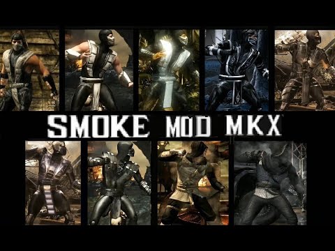 Mortal Kombat X ALL SMOKE MKX Costume Skin KLASSIC Cyber, Ninja and more PC Mod MK MKXL update