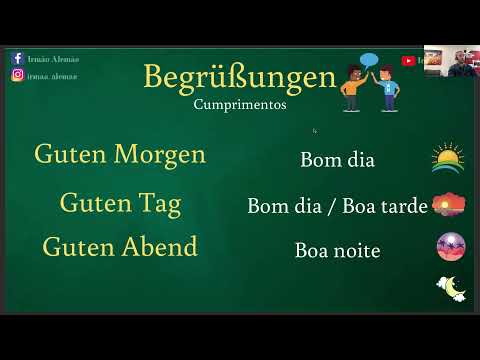 Cumprimentos em Alemão | Aula #1 | Primeiras Frases em Alemão
