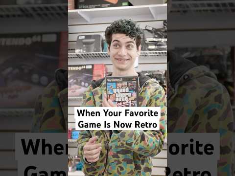 When Your Favorite Game Is Now Retro #gta #gta5 #gtavicecity #gaming #comedy #retro