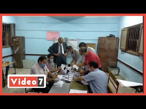 بدء الفرز بلجنة 78 بمدرسة انس ابن مالك بالجيزة