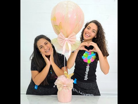 Como hacer un Centro de Mesa - Arreglo para cumpleaños