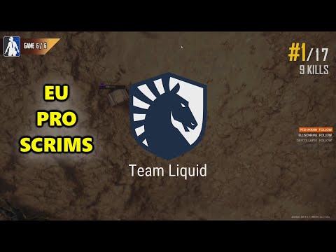 Team Liquid mxey, Clib, ibiza & Jeemzz - EU PRO SCRIMS - PUBG