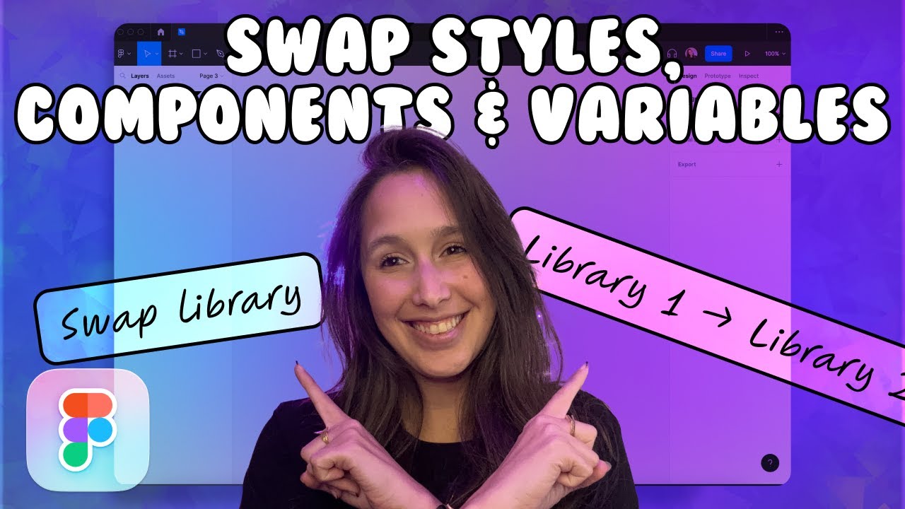Swap libraries in Figma 2024 | Swap styles, components & variables in Figma 2024