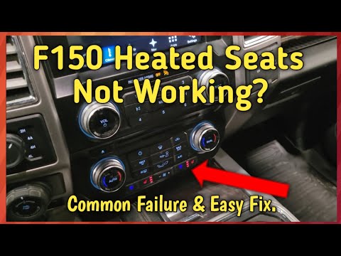 How To Fix Common F150 Heated Seat Failures. No Special Tools Needed.