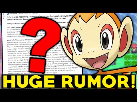 HUGE POKEMON RUMORS! Brilliant Diamond & Shining Pearl, Legends Arceus And More!