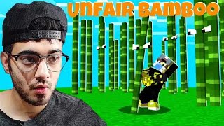 I Hate Bamboos Now [Minecraft Unfair Bamboo]