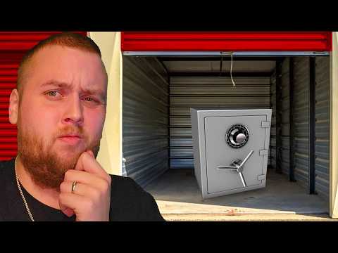 There's a BIG SAFE In This Storage Unit 🤑