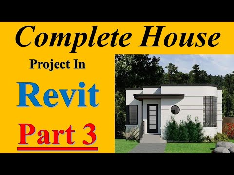 Revit complete project 01 House design in Revit