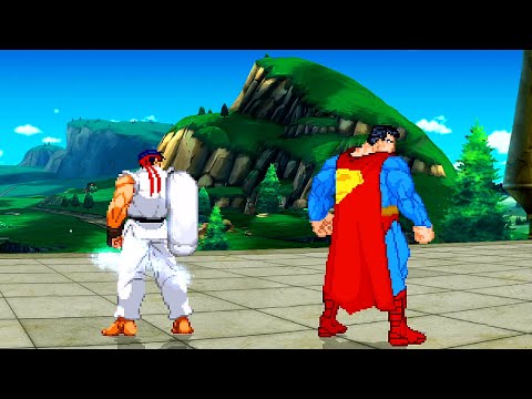 SUPERMAN VS RYU ICE POWER! THE MOST INSANE FIGHT EVER!