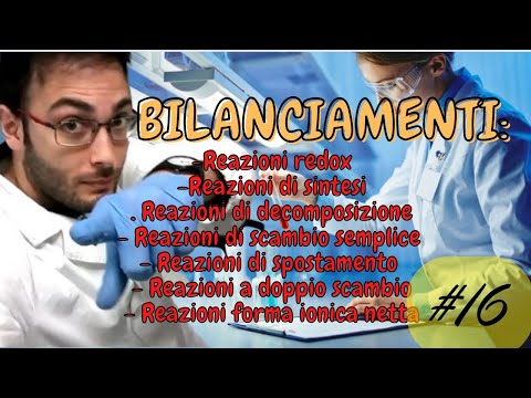 Bilanciamento di diverse REAZIONI Lezioni 16 #classediconcorsoa050 #reazioniredox #bilanciamento