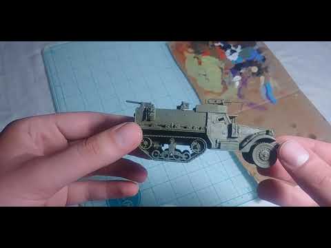 Bolt Action U.S. Halftrack Build and Paint