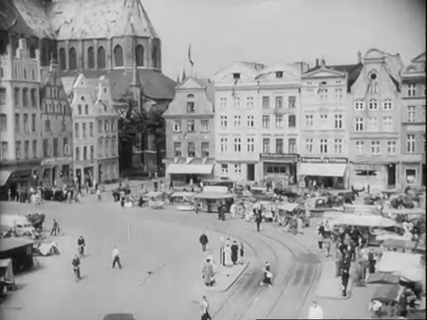 Rostocker Neuer Markt im Jahr 1936
