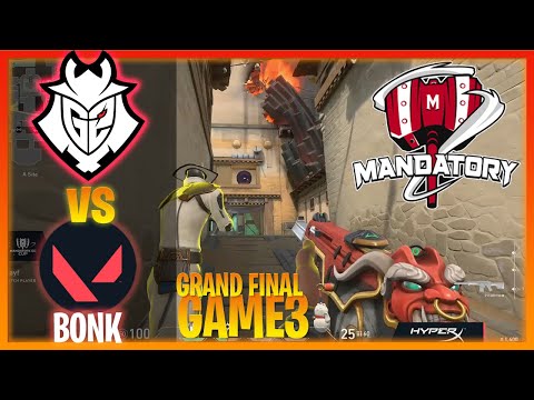 GRAND FINAL - G2 Esports vs Bonk HIGHLIGHTS - GAME 3 - IGNITION SERIES x MANDATORY.GG CUP