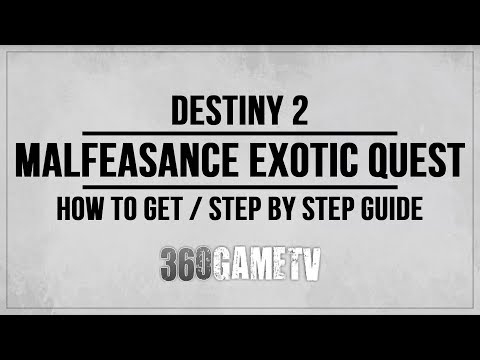 Destiny 2 How to get Malfeasance Exotic Hand Cannon - Exotic Quest Guide - Step by Step Walkthrough