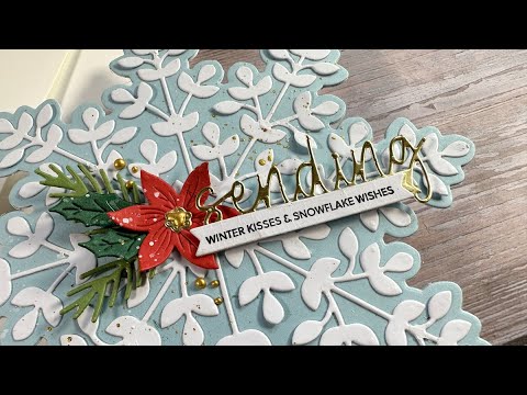 Snowflake Shaped card