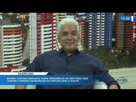 O DIA NEWS 15 01 2020  Rooney Lustosa (Pres. do DEM-PI) - EleiçoÌƒes 2020