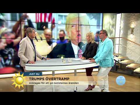 Trumps övertramp - anklagas för att gå nazisternas ärende - Nyhetsmorgon (TV4)