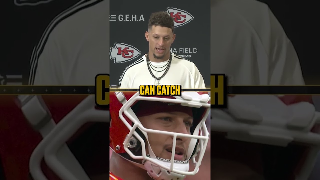 Mahomes on Kelce's dropped pass leading to an interception #NFL #Chiefs #PatrickMahomes #TravisKelce