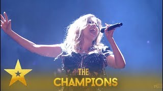Cristina Ramos: Singer NAILS One Of The Biggest ROCK Songs EVER!| Britain&#39;s Got Talent: Champions