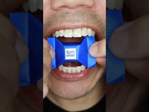 Praline (Edelnugat) Ritter SPORT Cubes Classic Chocolate ASMR🍬🎈🍫#shorts#candy #chocolate