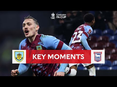Burnley v Ipswich Town | Key Moments | Fourth Round Replay | Emirates FA Cup 2022-23