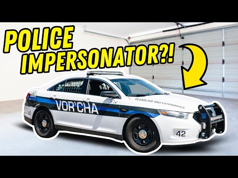 Homemade Fake Police Cruiser | A Perfect Replica!!!