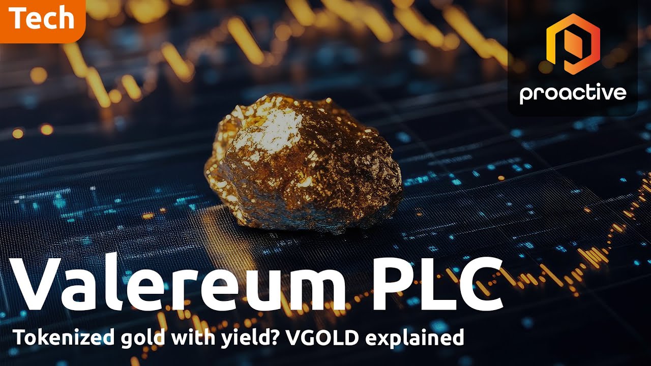 Valereum CEO on VGOLD & tokenised gold growth