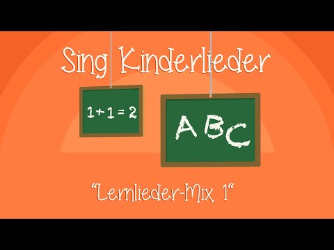 ✏️Lernlieder-Mix 1 - Die schönsten Lernlieder - Kinderlieder zum Mitsingen | Sing Kinderlieder