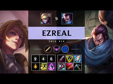 Ezreal Mid vs Yasuo - EUW Master Patch 25.19