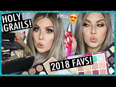 2018 YEARLY FAVOURITES! ⭐ My HOLY GRAIL Makeup Items This Year!! Video