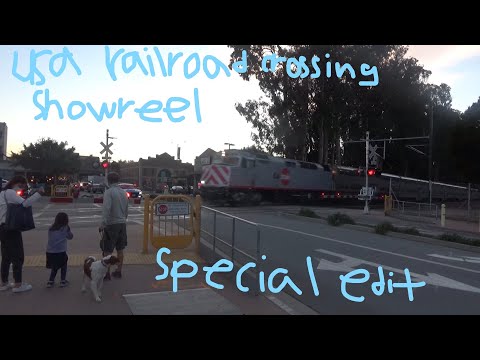 USA railroad crossing showreel 2021